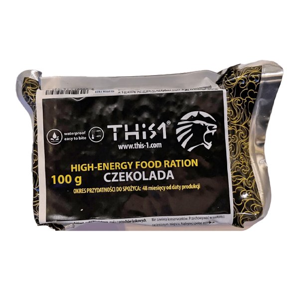 This-1 | Survival Bar | Chokolade 100 g | Lang holdbarhed | 100g
