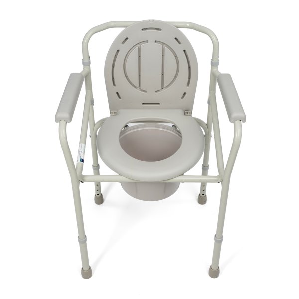 Zusammenklappbarer Duschstuhl mit Toilettenfunktion