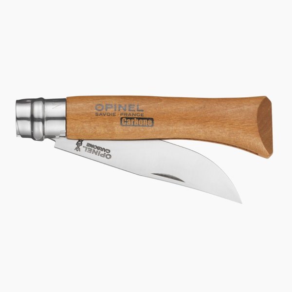 Opinel No 10 foldekniv i kulstofstål